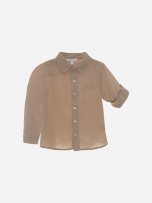 Camisa bege em linho